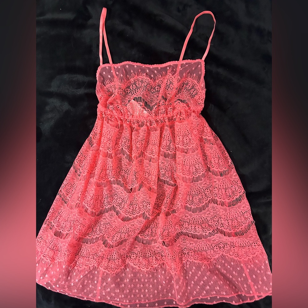 Adore Me lace babydoll dress